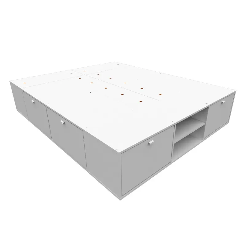 Cama Box 160cm con Zapatero